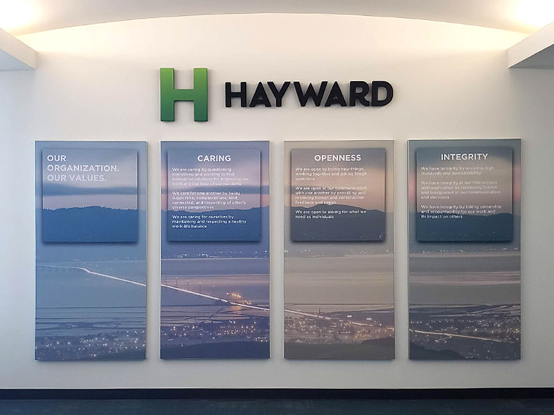 Dolphin Graphics Project City Of Hayward Large Format Wall Signage 5